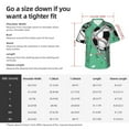 thumbnail image 3 of KLL Men's Hawaiian Shirt Short Sleeve Button Down Beach Shirts-BALL INSIDE THE NET GOAL, 3 of 5