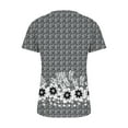 thumbnail image 5 of Patlollav Pntutb Womens Short Sleeve Tops,Ladies Print Loose Top/Shirt, 5 of 6