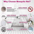 thumbnail image 4 of Bed Mosquito Net, Large Mosquito Net For Bed, Mosquito Net Bed Canopies For Single King Size Or Double Bed, Moustiquaire De Lit, 4 of 5