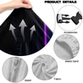 thumbnail image 7 of SCRAWLGOD Cyberpunk Lines Print Black Gaming Chair Cover with Armrest Cover, Stretchable Protective for Computer Chair Anti-Dust High Back Chair Slipcover with Elastic Bottom, 7 of 7