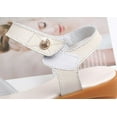 thumbnail image 3 of Summer flat bottom women's sandals comfortable soft bottom pasted closed cowhide sandals, 3 of 9