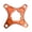 Orange color, variant on Tibvox High Strength Mountain Bike Crank Arm Chainwheel Adapters Direct Mount Chainring Converter to 104 110 130 BCD