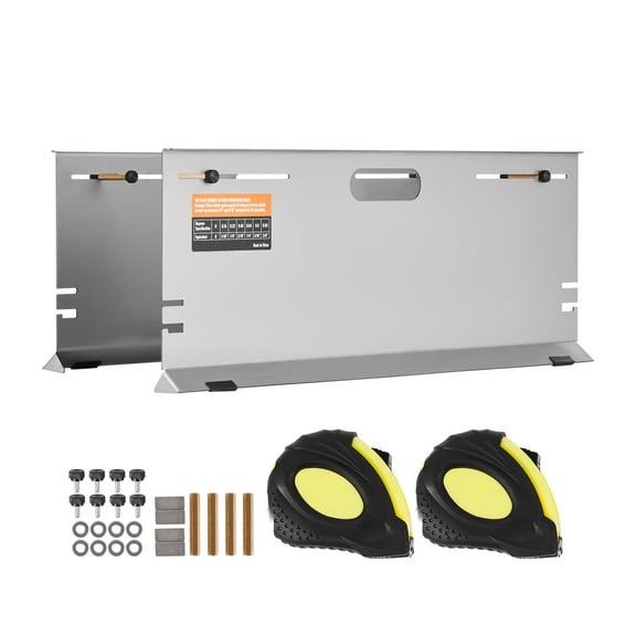 KFFKFF Wheel Alignment Tool Toe Plates Accurate Measure Tape And Conversion Chart