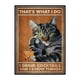 thumbnail image 3 of Cuadros Decorativos 11CT punto de cruz completo gato bebiendo vino DIY algodón hilo Animal costura Ehuebsd Nuevos Originales, 3 of 9