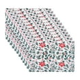 thumbnail image 3 of Set De Table En Coton (Gui Et Poinsettia) - Lot De 12, 3 of 4