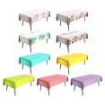 thumbnail image 3 of YAOMOBB Birthday Party Decoration Supplies Disposable Premium Decorative Tablecloth 10 Pcs Waterproof Tablecloth for Rectangle Tables 72 x 54 Inch, 3 of 7