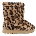 thumbnail image 3 of Bamboo's Women's All Over Faux Fur Ankle Booties, Leopard,  8 M US, 3 of 7