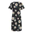 thumbnail image 5 of MIANHT Womens Dresses Womens Plus Size Dresses Summer Sun Dresses Spring T Shirt Dress Cute Sleeveless Floral Printed Loose Casual Midi Dress Summer Tops, 5 of 5