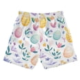 thumbnail image 7 of FORMRS Boys Swim Trunks Quick Dry Mesh Liner Boardshorts Sizes XS-XL, Purple Easter Eggs, 7 of 7