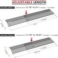 thumbnail image 2 of Universal Heat Tent, Flame Tamer For Optimal Performance In Your Grill, Adjustable From 11.75 To 21 Inch Long, Porcelain Enamel Steel Protects Burners And Prevents Flare-Ups, 2 of 5