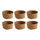 thumbnail image 1 of Cesta de almacenamiento, contenedor de joyas, soporte para pañuelos, suministros de bricolaje, pan tejido 6 piezas S, 1 of 9
