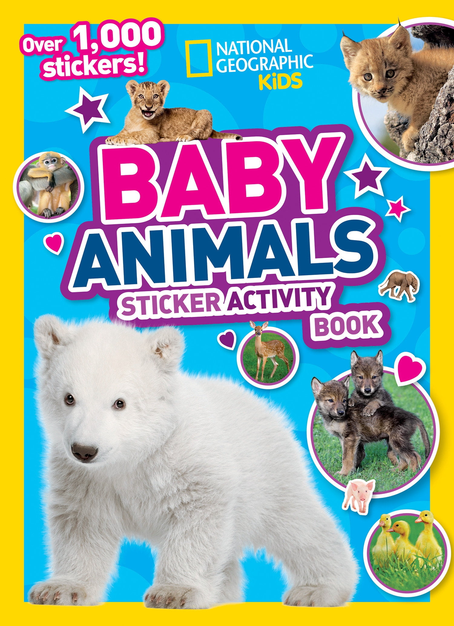 National Geographic Kids Baby Animals Sticker Activity Book - Walmart ...