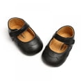 thumbnail image 3 of Baby Walkers for Girls Soft Sole Non Slip Baby Girl Mary Jane Dress Shoes Black, 3 of 14