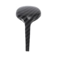 thumbnail image 1 of Cubierta decorativa del pomo de la palanca de cambios para Toyota Rav4 Corolla Vios 2014-2018 Estilo de decoración de trim interior de consola Fibra de carbono negra 1 Pcs, 1 of 6