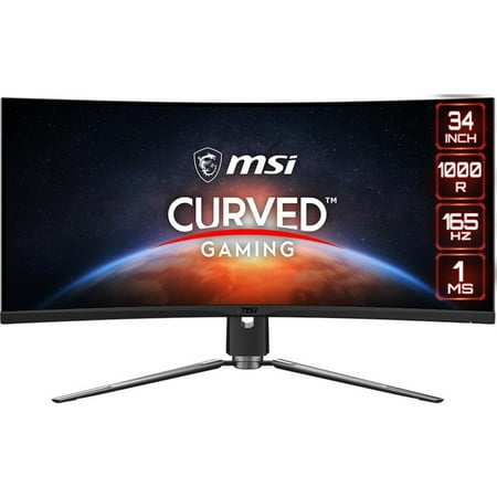 UPC: 0824142222577 | MSI MPG ARTYMIS 343CQR 34  UWQHD 3440 x 1440 (2K) 1ms (MPRT) 165Hz 2 x HDMI  DisplayPort  USB AMD FreeSync 1000R Curved Gaming Monitor