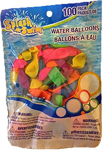 100 Pack Of H2O Blasters Water Balloons And Quick Fill Nozzle Brand New 
