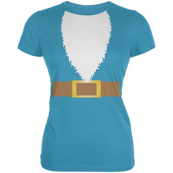 Halloween Women's Juniors Lawn Gnome Costume Short Sleeve Graphic Tee