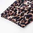 thumbnail image 5 of Yuanlong Womens Pajama Sets Summer V-Neck Short Shirts & Capri Pants Leopard Pattern 2 Piece Lounge Set Loungewear Fashion Ladies Comfort Nightwear, 5 of 8
