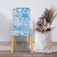 thumbnail image 5 of Floral Chair Covers for Dining Room Set of 4,Printed Stretchable Dining Chair Slipcover Washable Removable for Kitchen,Hotel,Restaurant,Ceremony Universal Size, 5 of 6