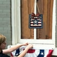thumbnail image 4 of Wall decoration, Patriotic decorations, 12X14 in Wood Sign, Fourth of July decorations, Front Door decorations, Bow decorations, Home decoration, Americana decor, Wooden Wall Art,, 4 of 8
