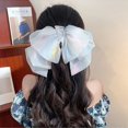 thumbnail image 3 of Tocado De Arco De Gran Tamaño Clip Para El Cabello Princesa Niñas Cabeza Trasera Primavera Accesorios, 3 of 4