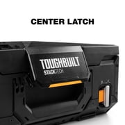 ToughBuilt StackTech Lockable Tool Box, Durable Plastic Storage Organizer