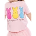 thumbnail image 3 of Easter Peeps Toddler Girls Graphic Tee and Tutu Skirt Set, 2-Piece, Sizes 12M-5T, 3 of 8