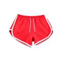 thumbnail image 6 of Lenpel Women's Booty Running Shorts 3 Pc Soft Comfy Elastic Waist Drawstring Yoga Lounge Shorts Athletic Workout Shorts, 6 of 7