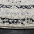 thumbnail image 3 of SAFAVIEH Brentwood Ezra Oriental Area Rug, Ivory/Black, 6'7" x 6'7" Round, 3 of 11