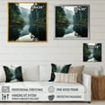 thumbnail image 4 of Designart "Scenic Photography Of A River In The Canadian Mountains" River Mountain Floater Framed Canvas Art Print, 4 of 5