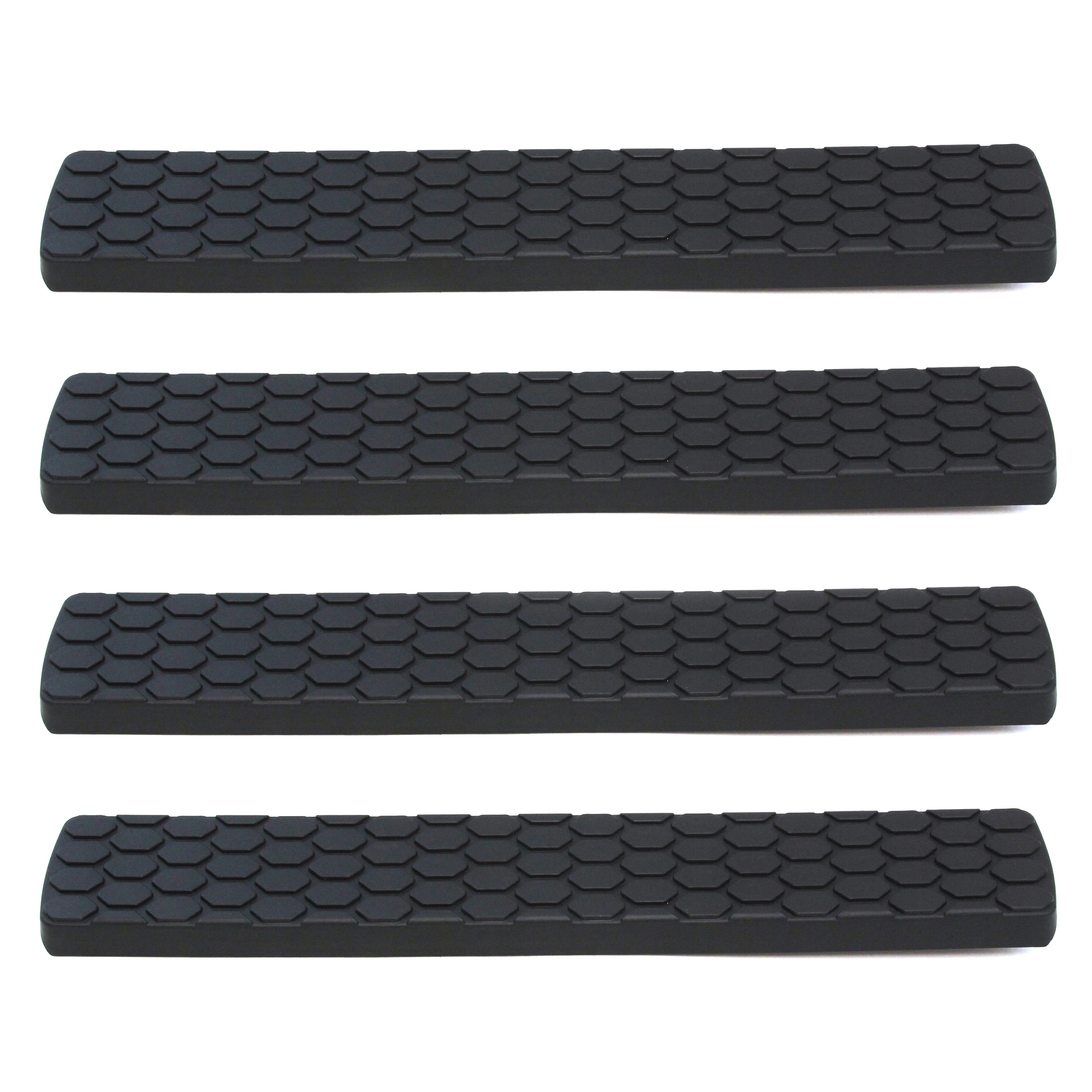 Red Hound Auto 4 Replacement Side Step Nerf Bar Pads for Factory Oval