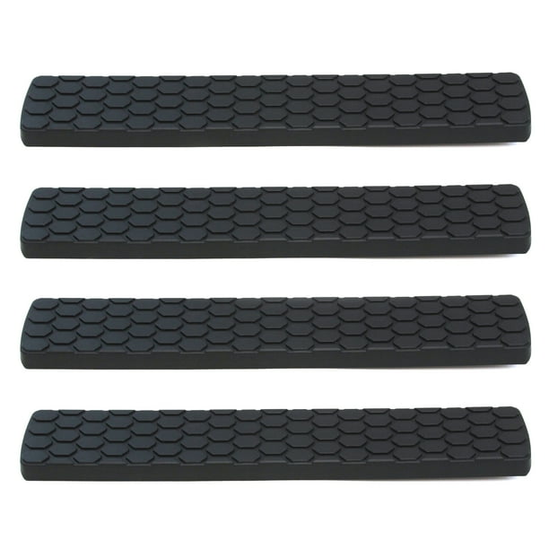 Red Hound Auto 4 Replacement Side Step Nerf Bar Pads for Factory Oval