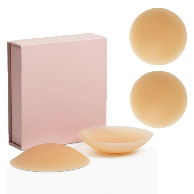 Cache-Tétons Sans Couture pour Gâteau Post-Partum & Grandes Cache-Tétons Réutilisables pour Femmes Invisibles