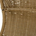 thumbnail image 2 of Azlee Wicker Hanging Chair with Beige Cushion, Light Brown (NO STAND), 2 of 6