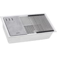 thumbnail image 6 of Ruvati RVG2302GR Epistage 33" Undermount Single Basin Granite Composite Kitchen Sink -, 6 of 7