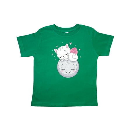 

Inktastic Cat on the Moon Gift Toddler Boy or Toddler Girl T-Shirt