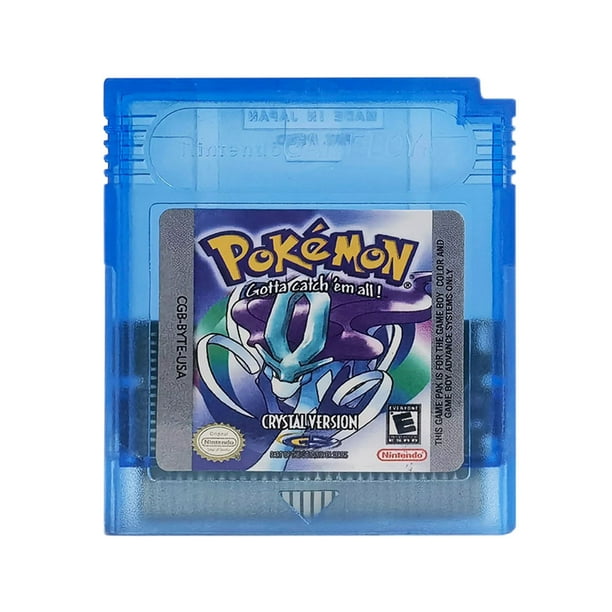 Pokémon Crystal Gameboy Color Box Manual & Tray - NO GAME Included English French German Australian USA - Canada