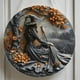 thumbnail image 3 of Academia de Brujas de Halloween Magia Mágica 2D Acrílico Puertas Ventanas Jardín Colgantes Decoraciones Decoraciones Colgantes, 3 of 3
