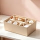 thumbnail image 1 of Desk Organizer with 8 Compartments, Plastic Makeup Organizer with Wooden Handle, Pen Holder for Desktop Storage, Desk Organization for School, Home, Office plies, 1 of 6