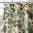 thumbnail image 3 of Boho Shower Curtain Green Shower Curtain Cute Floral Shower Curtains for Bathroom Allover Jungle Tropical Leaves Plant Shower Curtain Waterproof Polyester Fabric Shower Curtain 72x72 Inch, 3 of 6