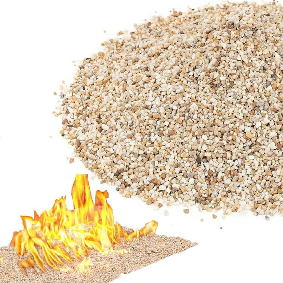 Vermiculite Granules for Gas Logs,Bexikou 50g Bag Vermiculite Granules for Propane Fire Pits and Gas Fireplace,Wood Burning Firepit Base Layer Filler Sand Under Lava Rock or Fire Glass