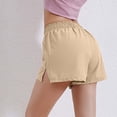 thumbnail image 4 of AXXD Khaki Workout Shorts Summer Sports Shorts Fitness Running Loose Breathable Quick Dried Yoga Shorts Mother's Day, 4 of 7