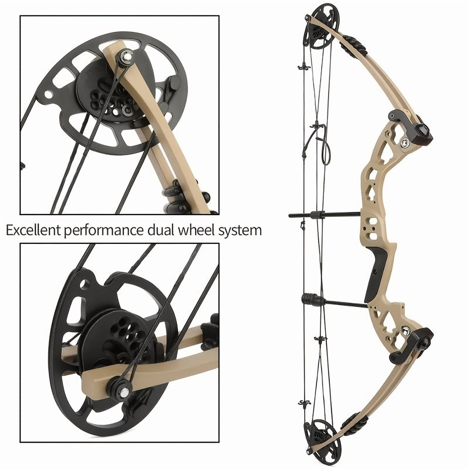 JUNXING Battleship PRO Compound Bow Hunting Bow 30-55 lbs