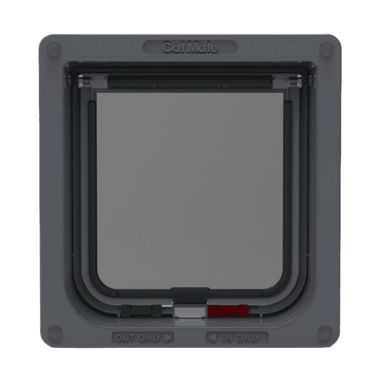 Cat Mate 4-Way Locking Cat Flap with Door Liner, Grey photo 4