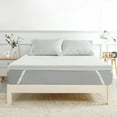 thumbnail image 2 of Mattress Topper, 3 Inch Dual Layer Memory Foam Mattress Topper with Bamboo Cover, 2 of 9