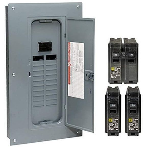 Square D Homeline Main Load Center Value Pack Circuit Breaker - 100 Amp