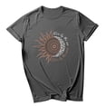 thumbnail image 4 of Leutsin Chemise d'Été Imprimée pour Femmes Manches Courtes Tee Tops Décontractés Manches Courtes Blouse, 4 of 6