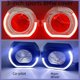 thumbnail image 5 of Guía de luz de ojo de ángel modificada con lente de 3 pulgadas y 2,5 pulgadas, cubierta decorativa integrada, parasol para lente, luz diurna LED, 5 of 6