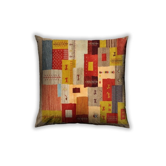 Ahgly Company Outdoor Square Contemporary Throw Pillow, 18 inch by 18 inch