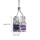 thumbnail image 2 of Colgante de botella de perfume de coche de diamante Ambientador colgante de vidrio vacío para espejo retrovisor, hogar, dormitorio - Recipiente de aromaterapia decorativo con incrustaciones de, 2 of 6